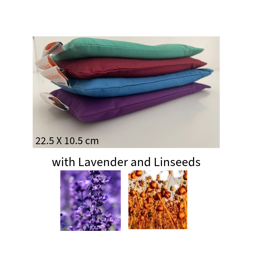 Organic Eye Pillow (with drawstring Carry Bag)