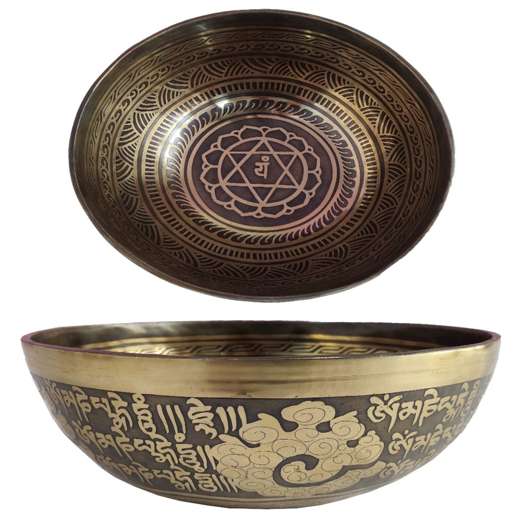 Singing bowl- Hand Made -Fine Indo Carvings