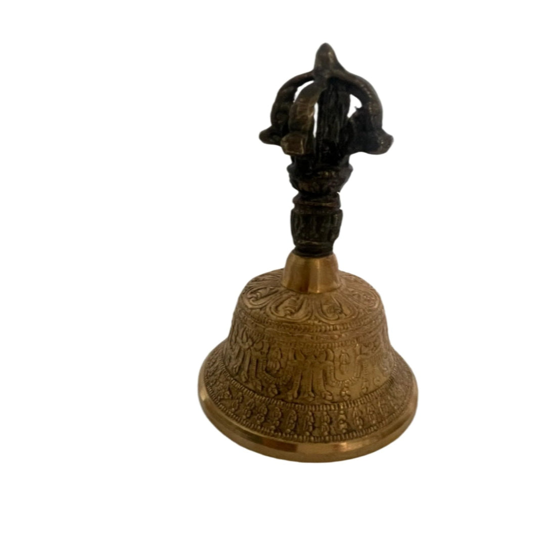 Hand Held Prayer Bell - used in Indian Buddhist and Tibetan Temples