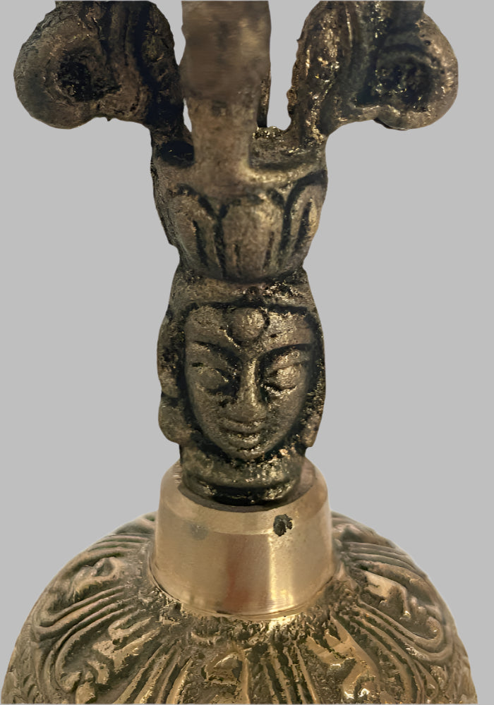 Hand Held Prayer Bell - used in Indian Buddhist and Tibetan Temples