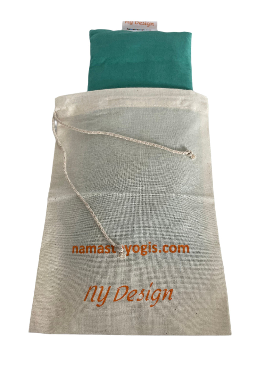 Organic Eye Pillow (with drawstring Carry Bag)