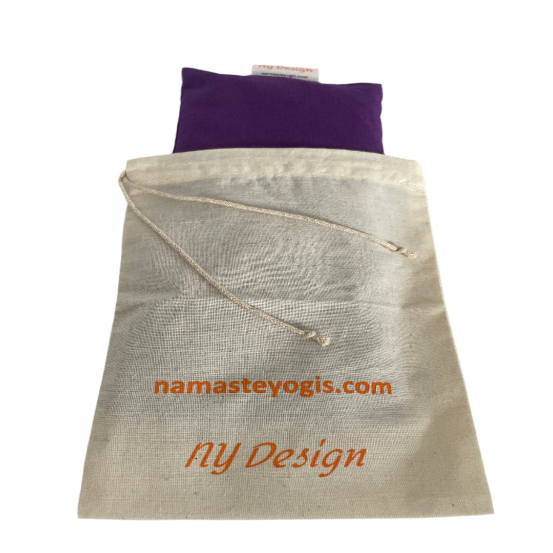Organic Eye Pillow (with drawstring Carry Bag)