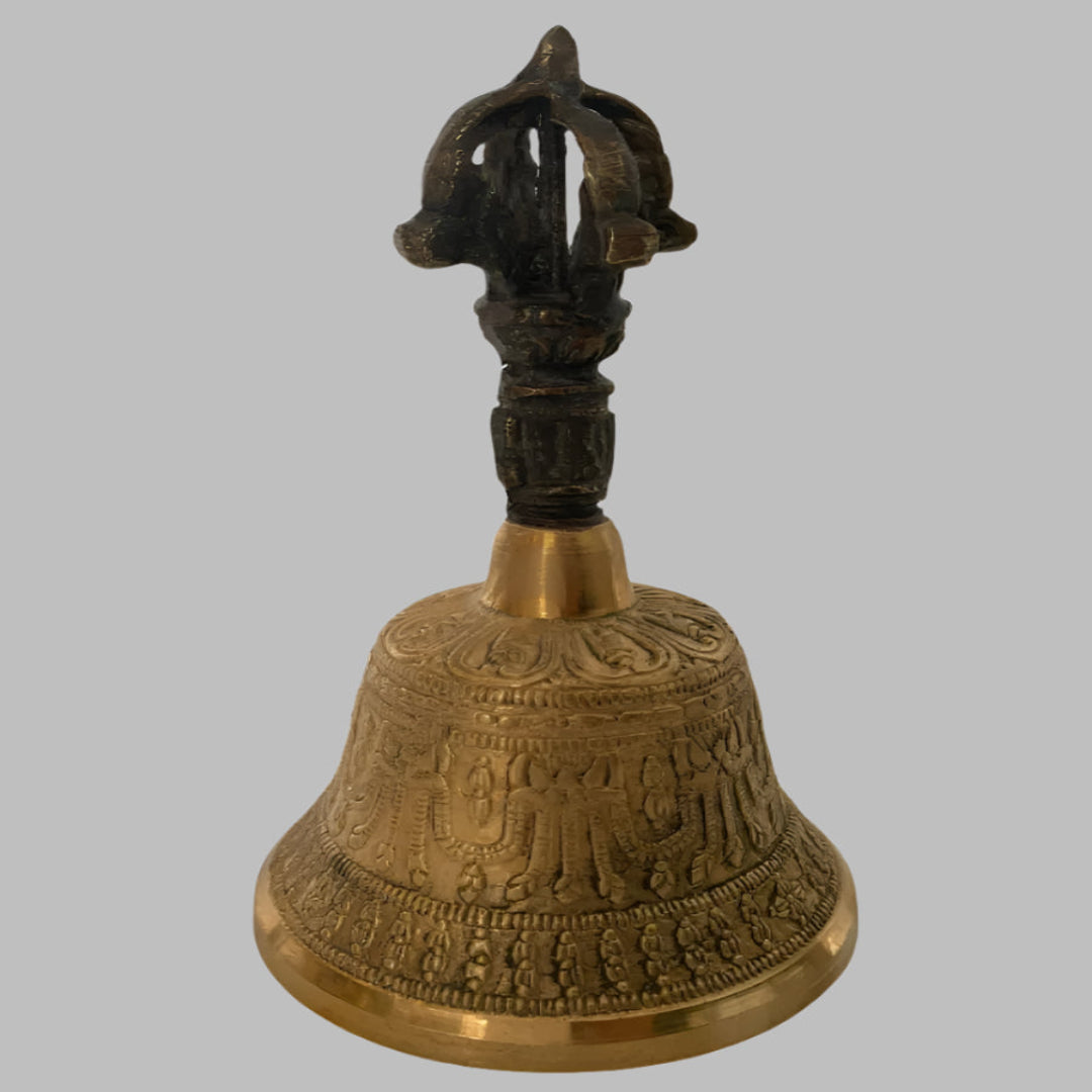 Hand Held Prayer Bell - used in Indian Buddhist and Tibetan Temples