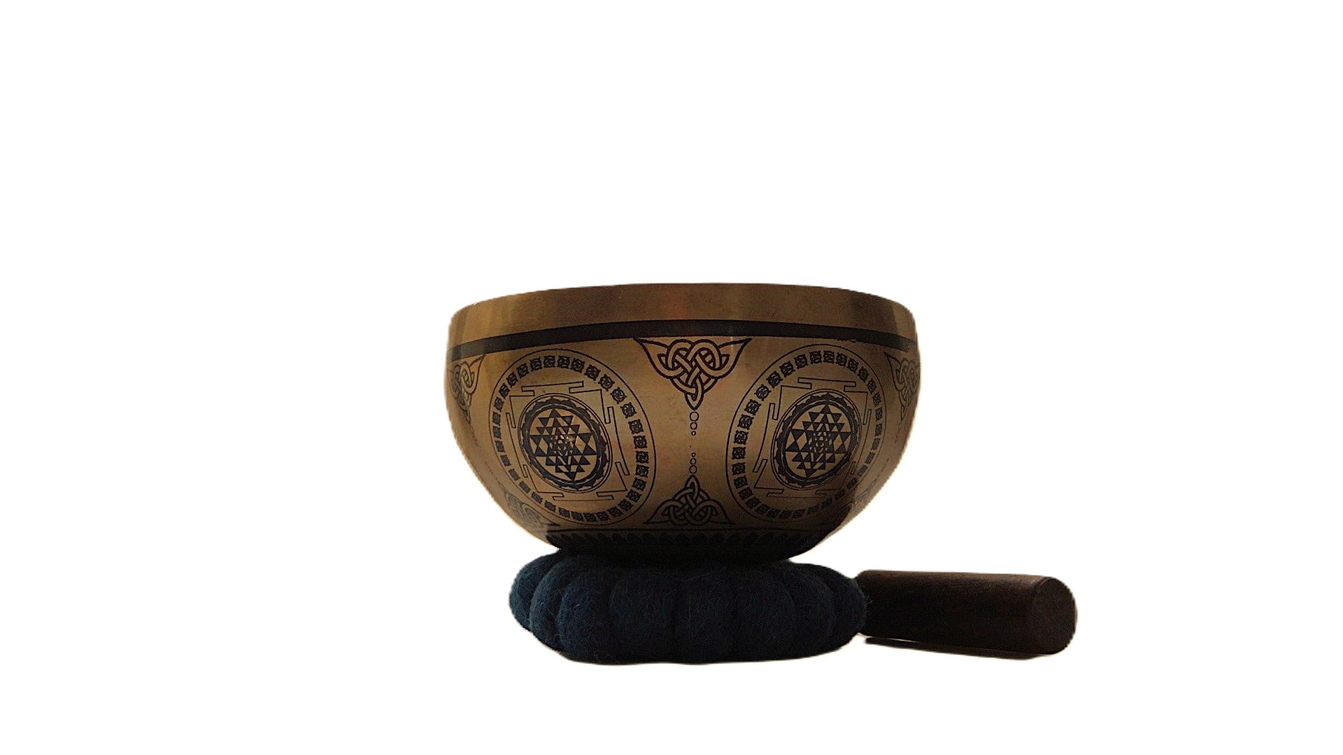 Singing bowl- Hand Made -Fine Indo Carvings